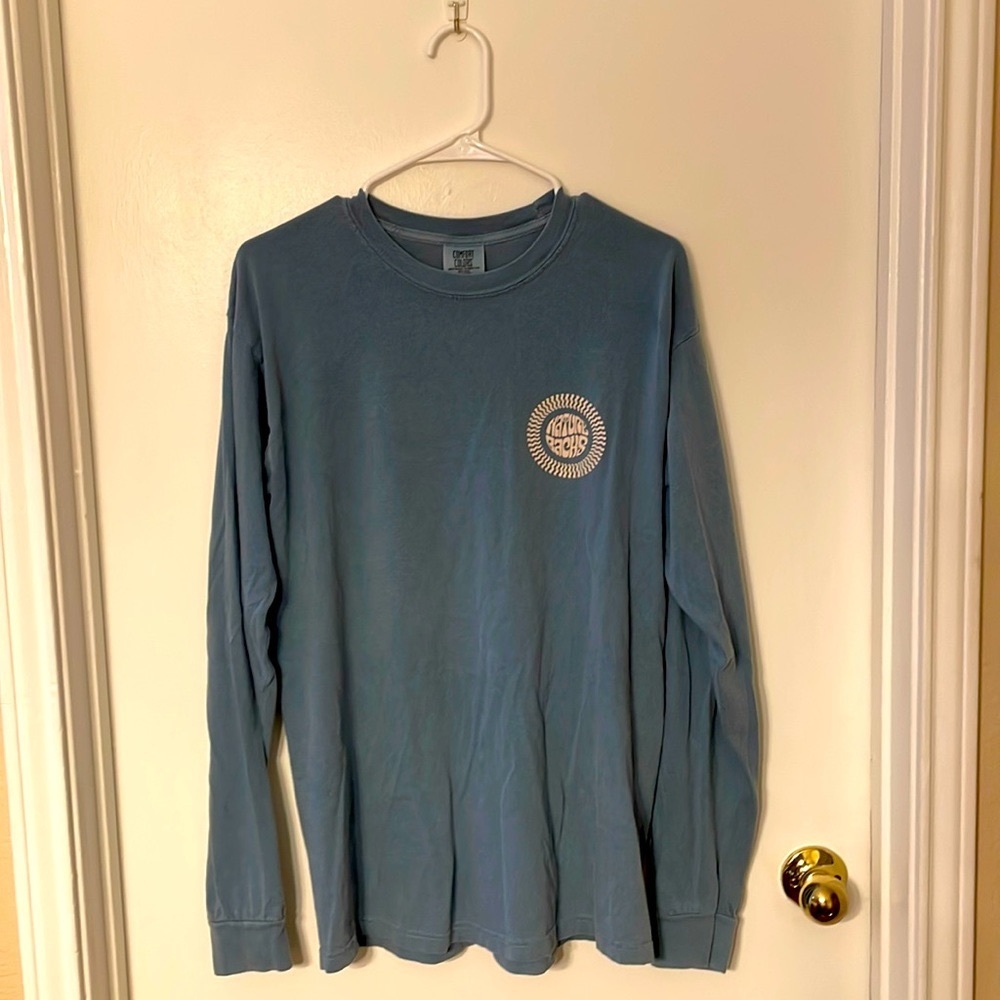 NATURE BACKS light blue (comfort colors) long sleeve size M